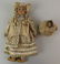 PAIR OF ANTIQUE RUSSIAN DOLLS.
