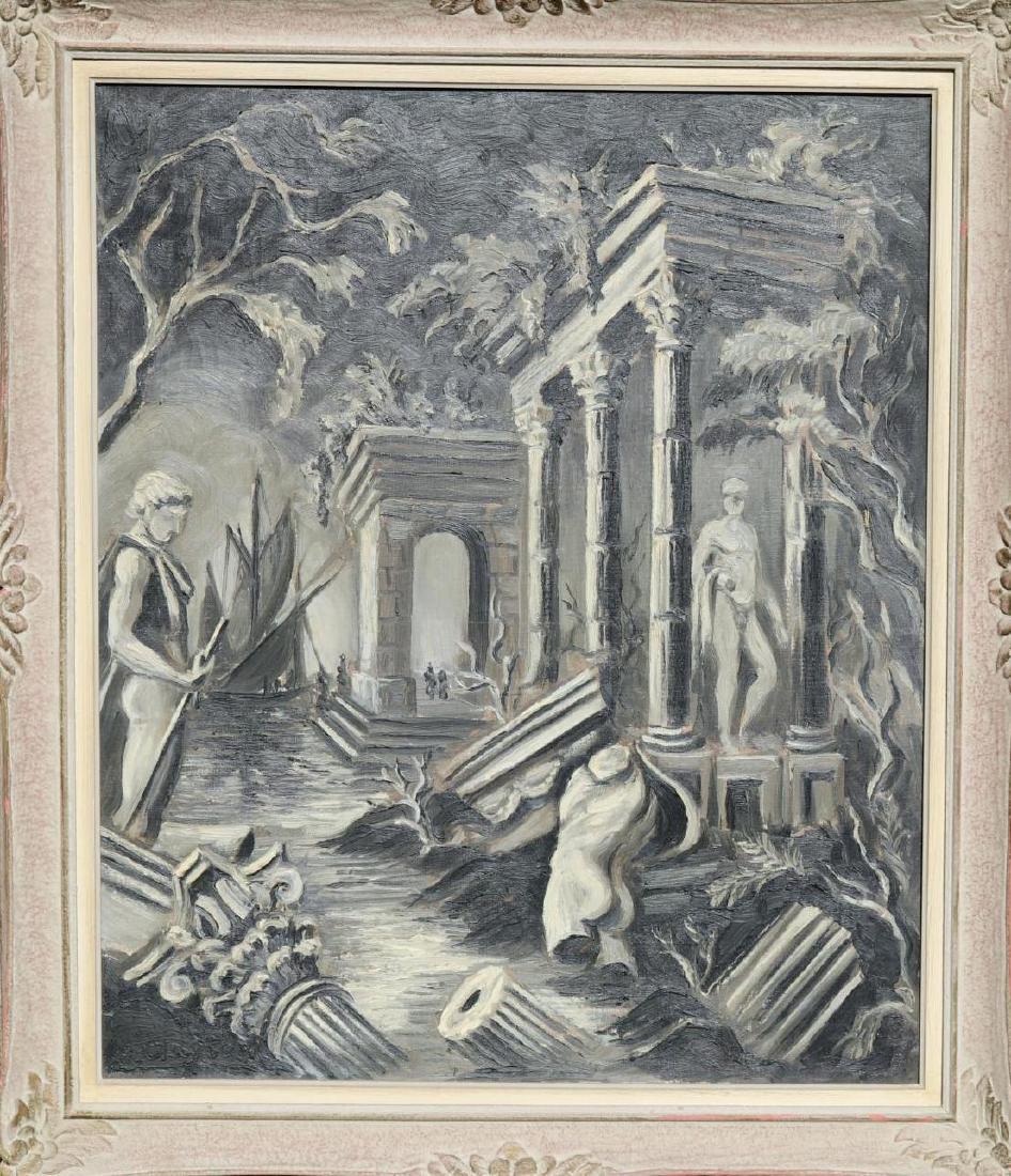 Rob/Christian Clayton Brothers (b. 1963/67): Oil on canvas, SLL. 25"h x 30"w. 36"h x 31"w framed