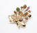 14KY Gold Brooch with Stick Pin Bouquet - 2