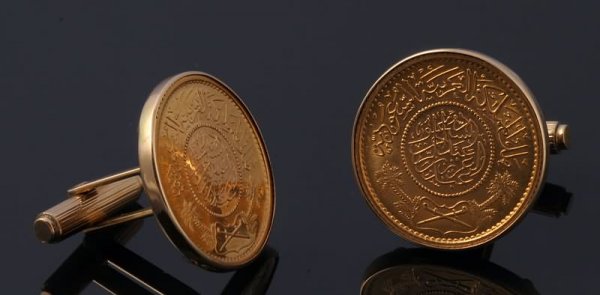 Gold Cuff Links