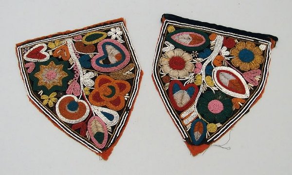 Pair of Algonquin Beaded Pieces