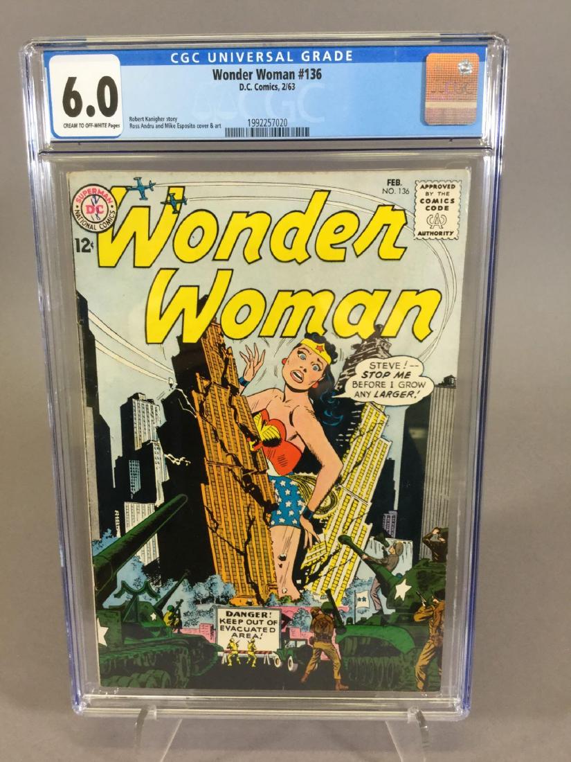 Wonder Woman #136, 2/63, CGC 6.0: Robert Kanigher story, Ross Andru and Mike Esposito cover and art