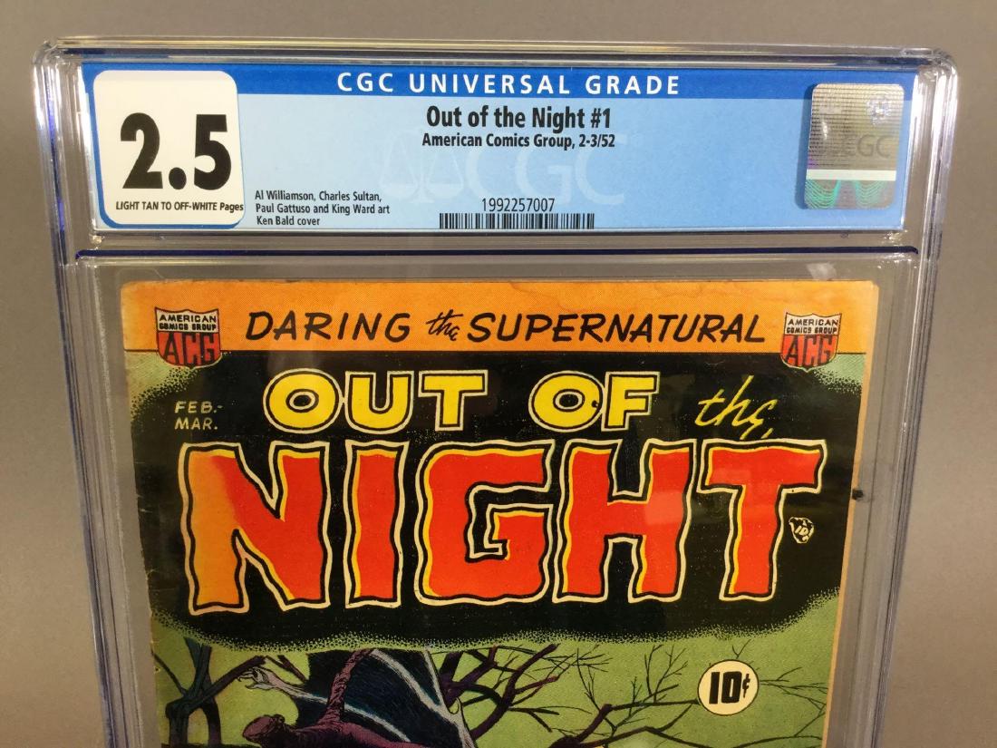 Out of the Night #1, 2-3/52, CGC 2.5: Al Williamson, Charles Sultan, Paul Gattuso and King Ward art, Ken Bald cover.