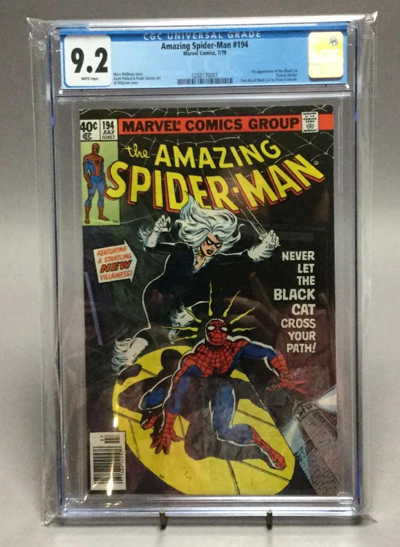 Amazing Spider Man #194-1979-GCG-9.2: First appearance of the Black Cat, Marv Wolfman story, Pollard art, Al Milgram cover art.