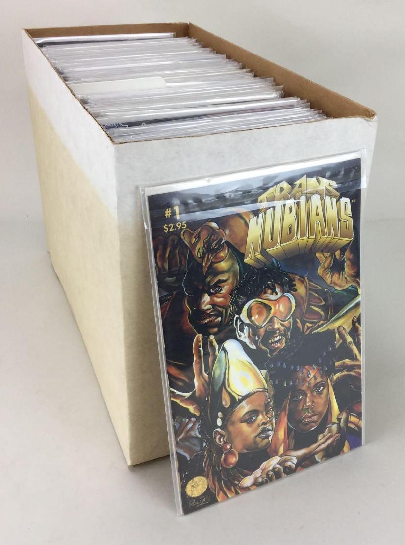 Short Box of Assorted Comics: Includes Keif Llama, Dino Wars, Hybrid Bastards, Okko, Magneto Magnetic Men, The Cannon, Michael Turners Fathom, and more.