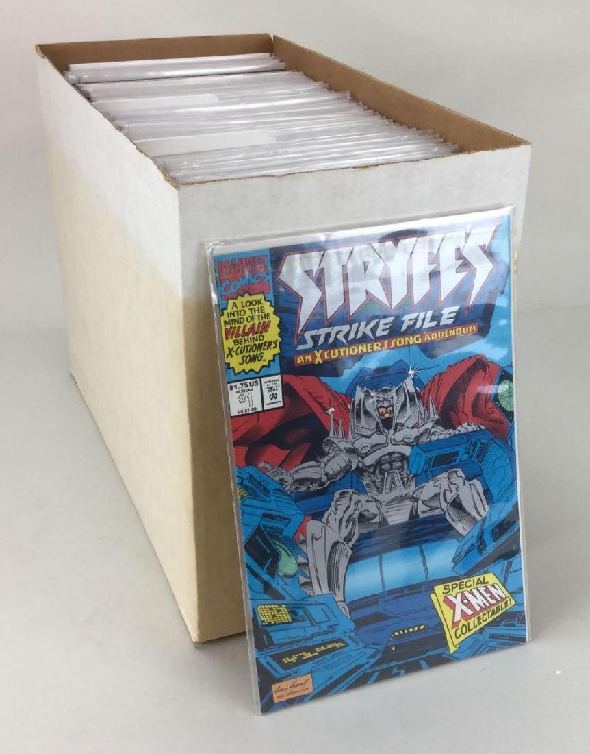 Short Box of Assorted Comics: Includes The Supernaturals, Apocalypse, Team X, The Mighty Thor, X Universe, War Machine, and more.