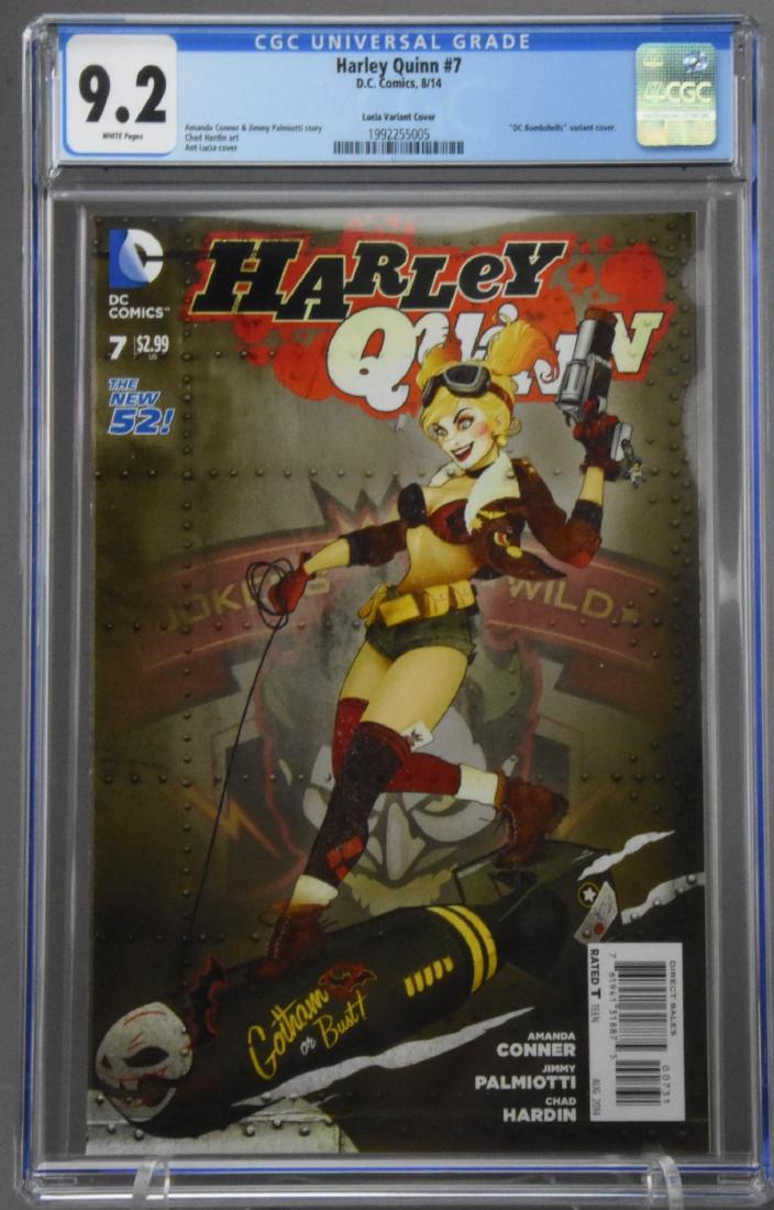 Harley Quinn #7 CGC 9.2: 8/14, Lucia "DC Bombshells" variant cover