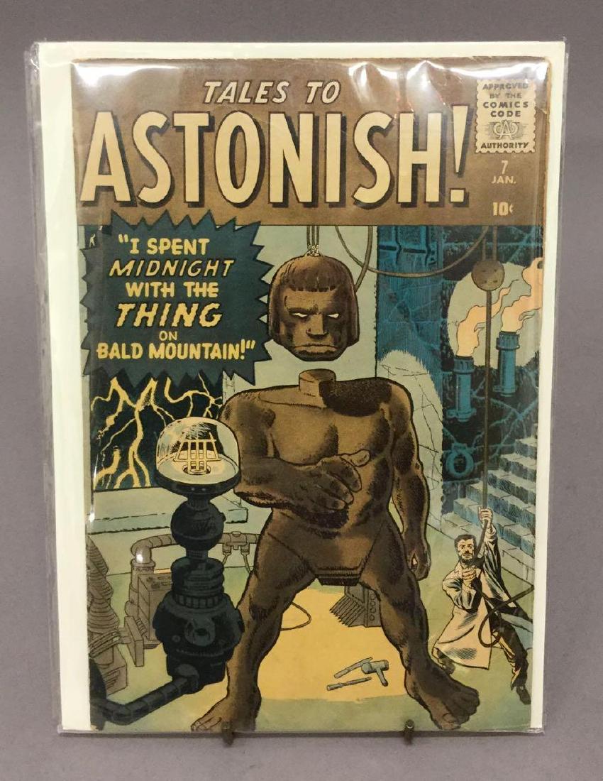 Tales To Astonish #7-1960: Ditko and Kirby cover art, Stan Lee story. Comic appears to be in very good+, prototype issue- Toad Men.