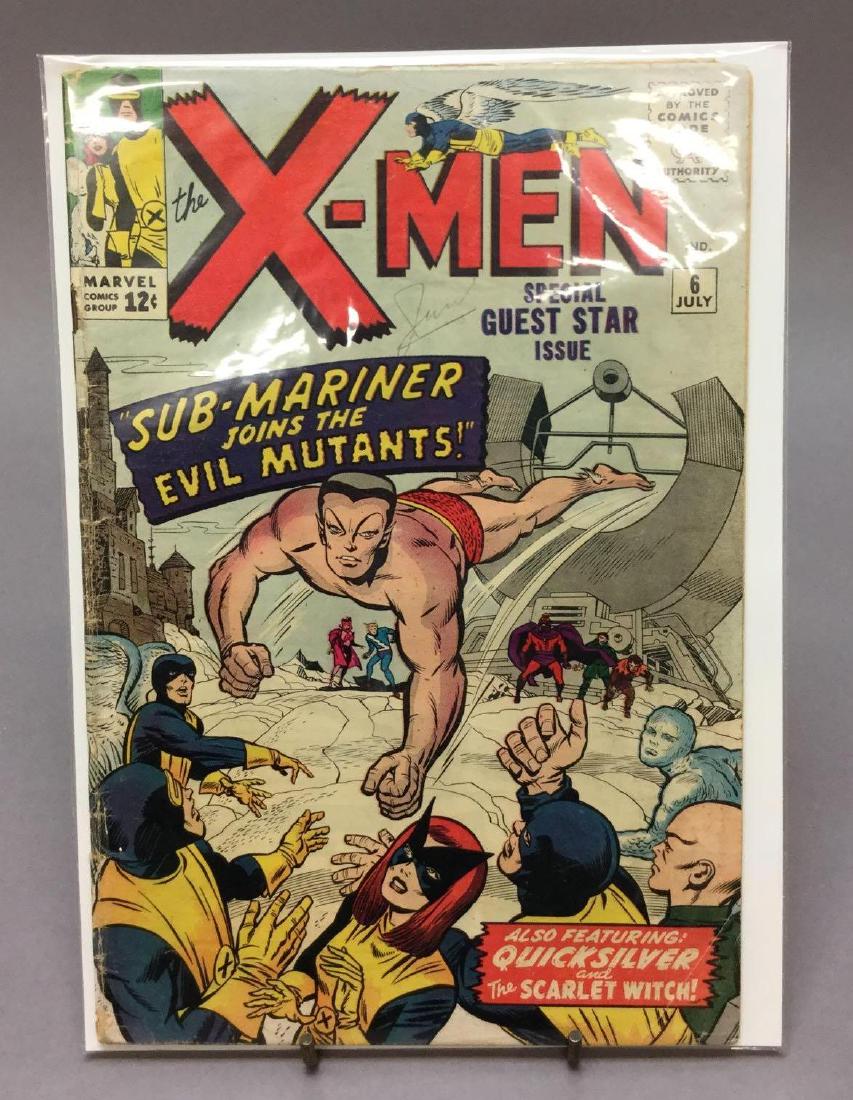 X-Men #6-1964-Submariner Early Crossover: Comic appears to be in very good condition.