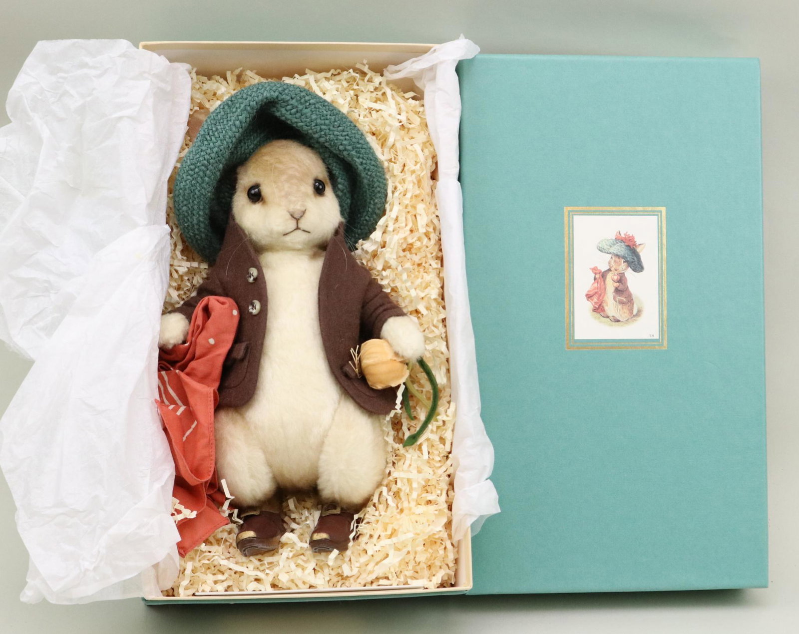 LOT OF R. JOHN WRIGHT.: 12" MIB "Benjamin Bunny" from the Beatrix Potter Collection. 2001. No. 0652/1500