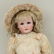 ANTIQUE GERMAN BISQUE DOLL. - 2