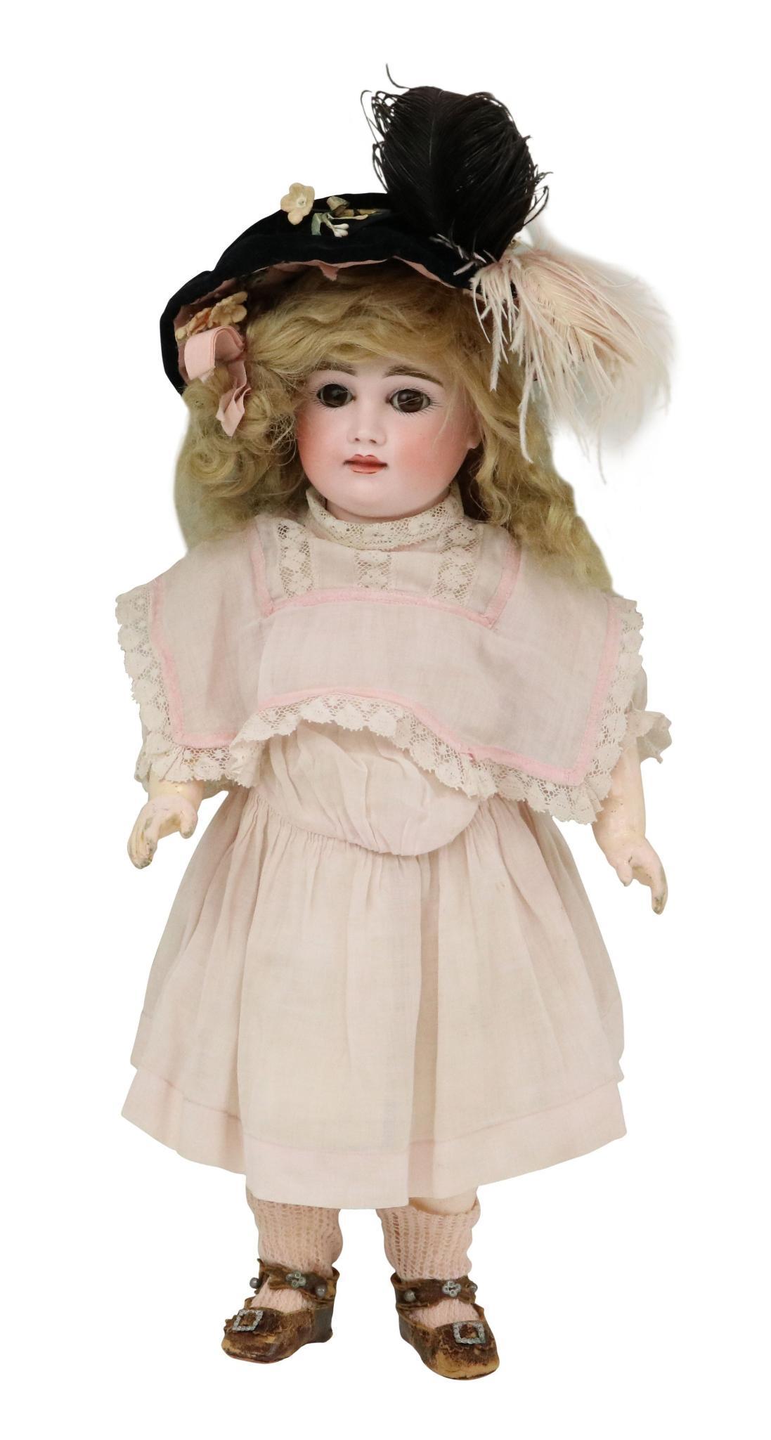 For Auction ANTIQUE GERMAN BISQUE DOLL. (3416) on Oct 02, 2019