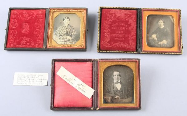 Grouping of Daguerreotypes