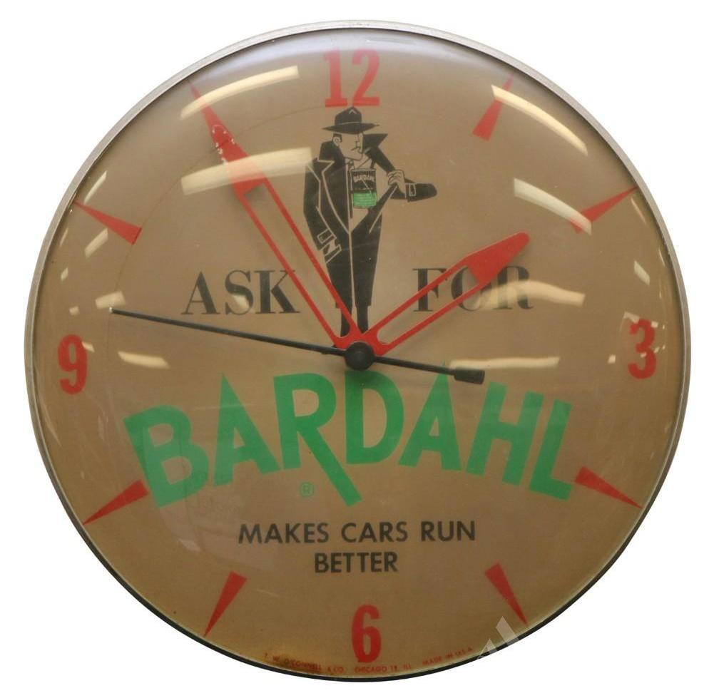 Bardahl Advertising Clock Nov 26, 2019 Alderfer Auction in PA