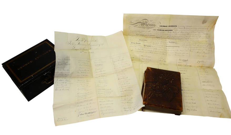 Quaker Archive Related To Pennock Family