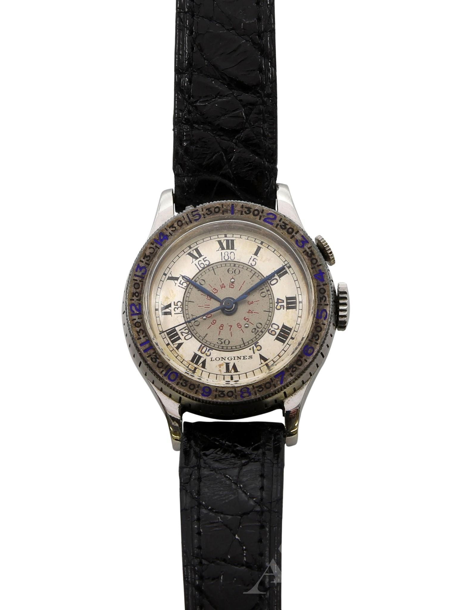 Longines Col.Chas.A.Lindbergh Wrist Watch: 33.3mm. Hour Angle Watch.