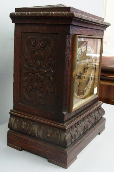 Winterhalter & Hoffemeier Carved Clock - 2