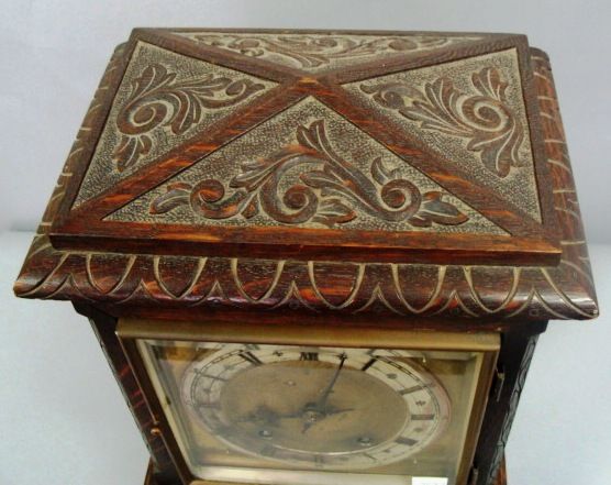 Winterhalter & Hoffemeier Carved Clock - 6