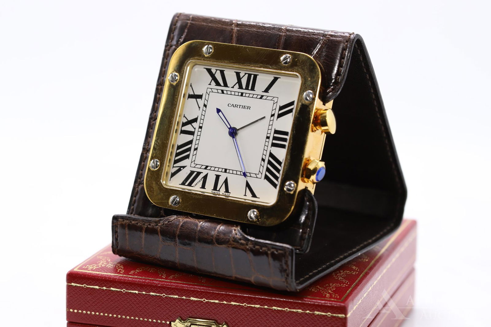 Cartier Santos Travel Alarm Clock (1 of 5)