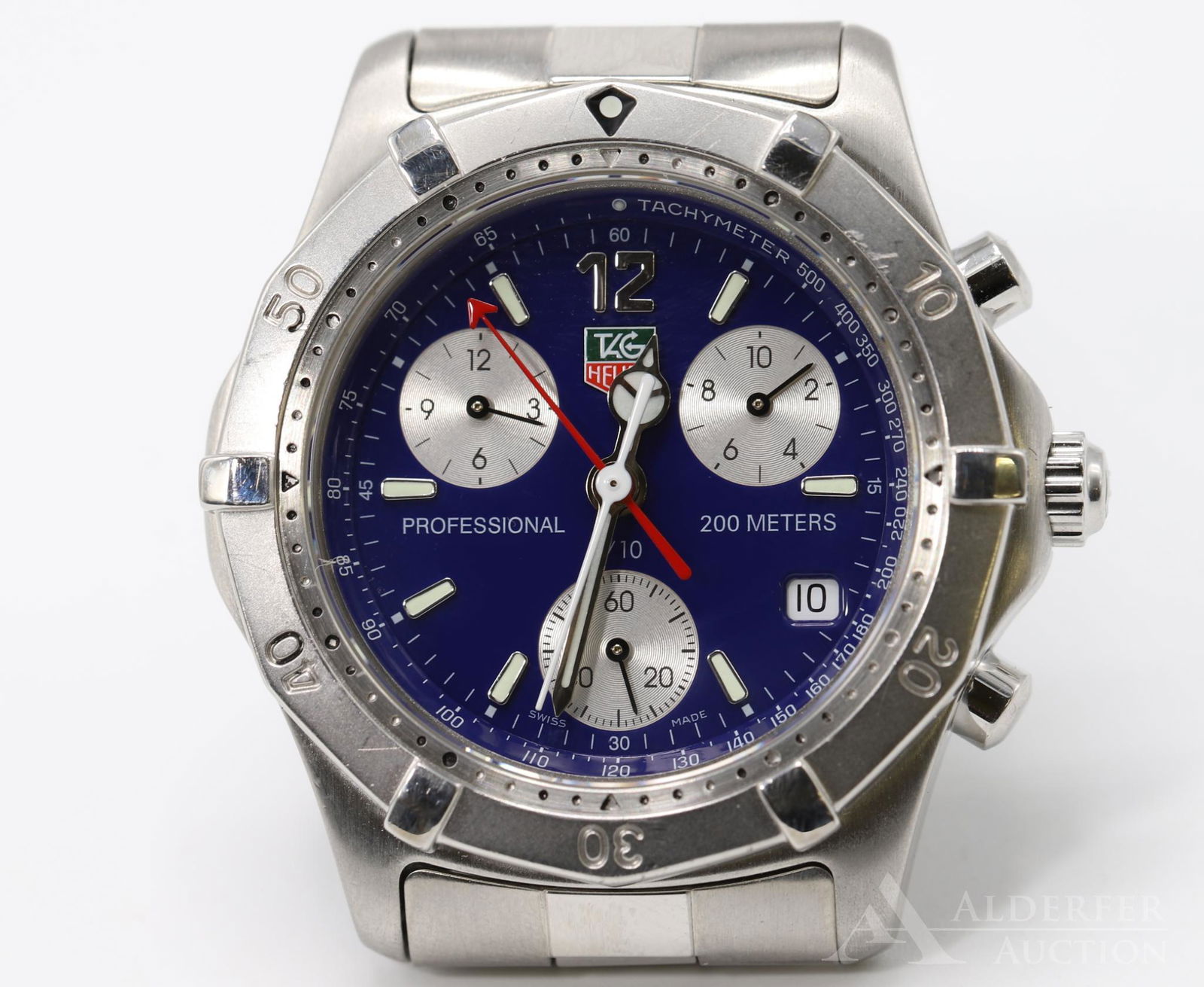 Tag Heuer Stainless Steel Chronograph Watch (1 of 1)