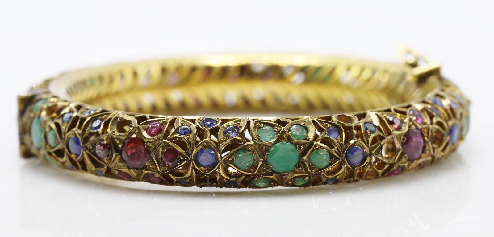 Mogul Sapphire, Ruby and Emerald Bracelet (1 of 6)