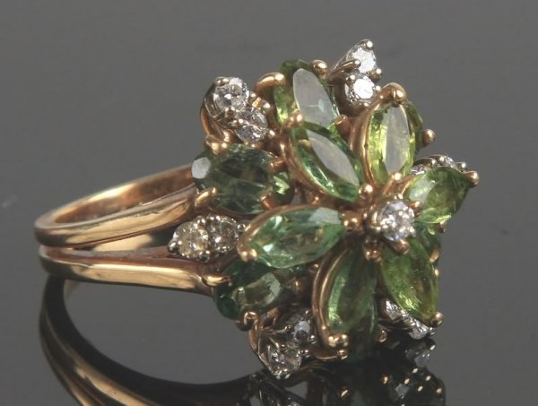 Diamond and Gemstone Ring