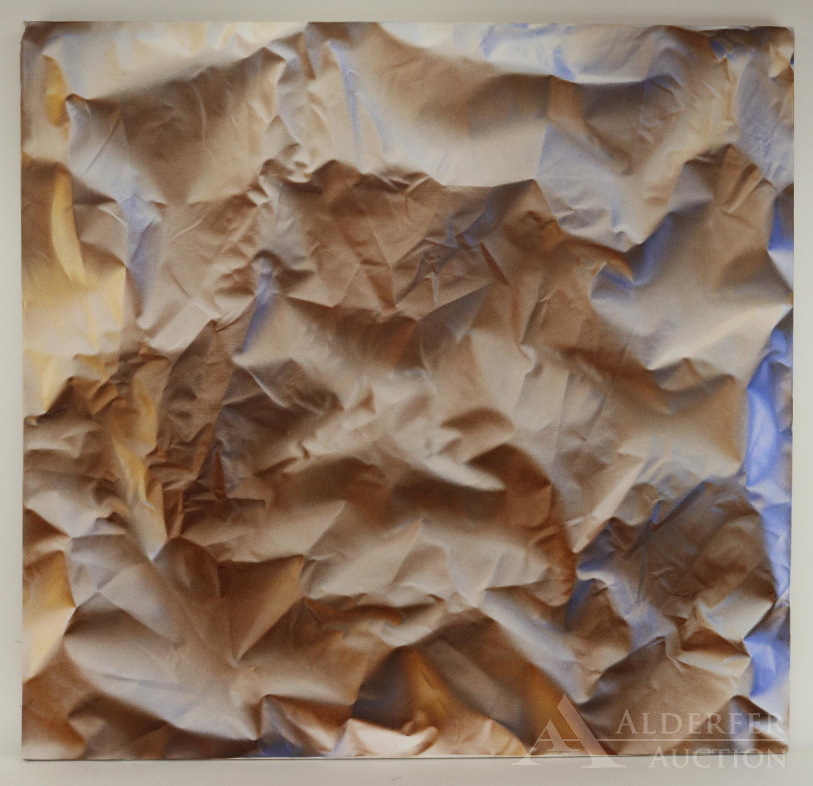 Paul Kane (Born 1939): Acrylic on canvas, signed and dated en verso, '07, "Canyon". 40"h x 42" nonframed