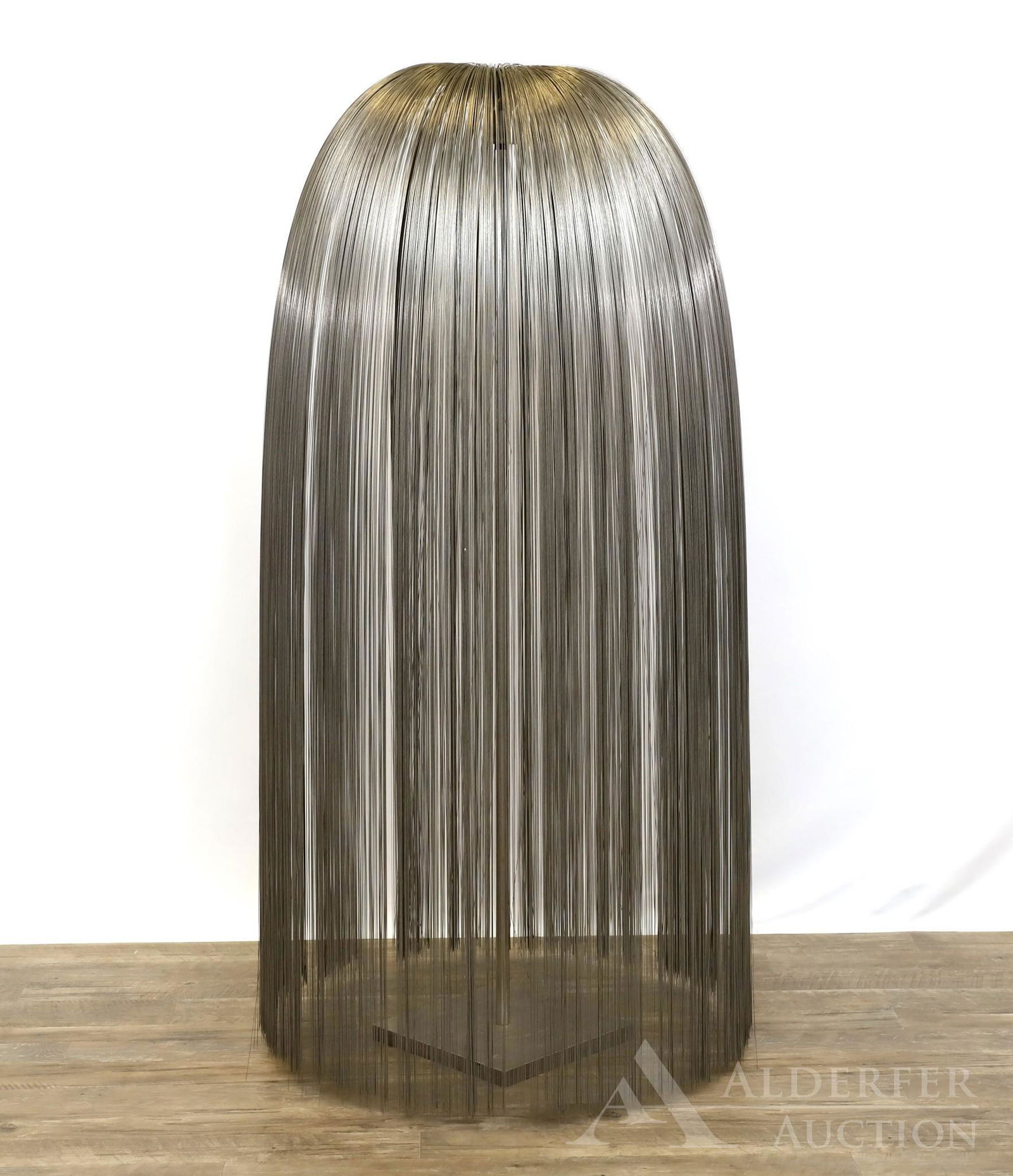 Harry Bertoia (1915-1978): Stainless steel, "Untitled" (Willow). 62.5"h x 31"w
