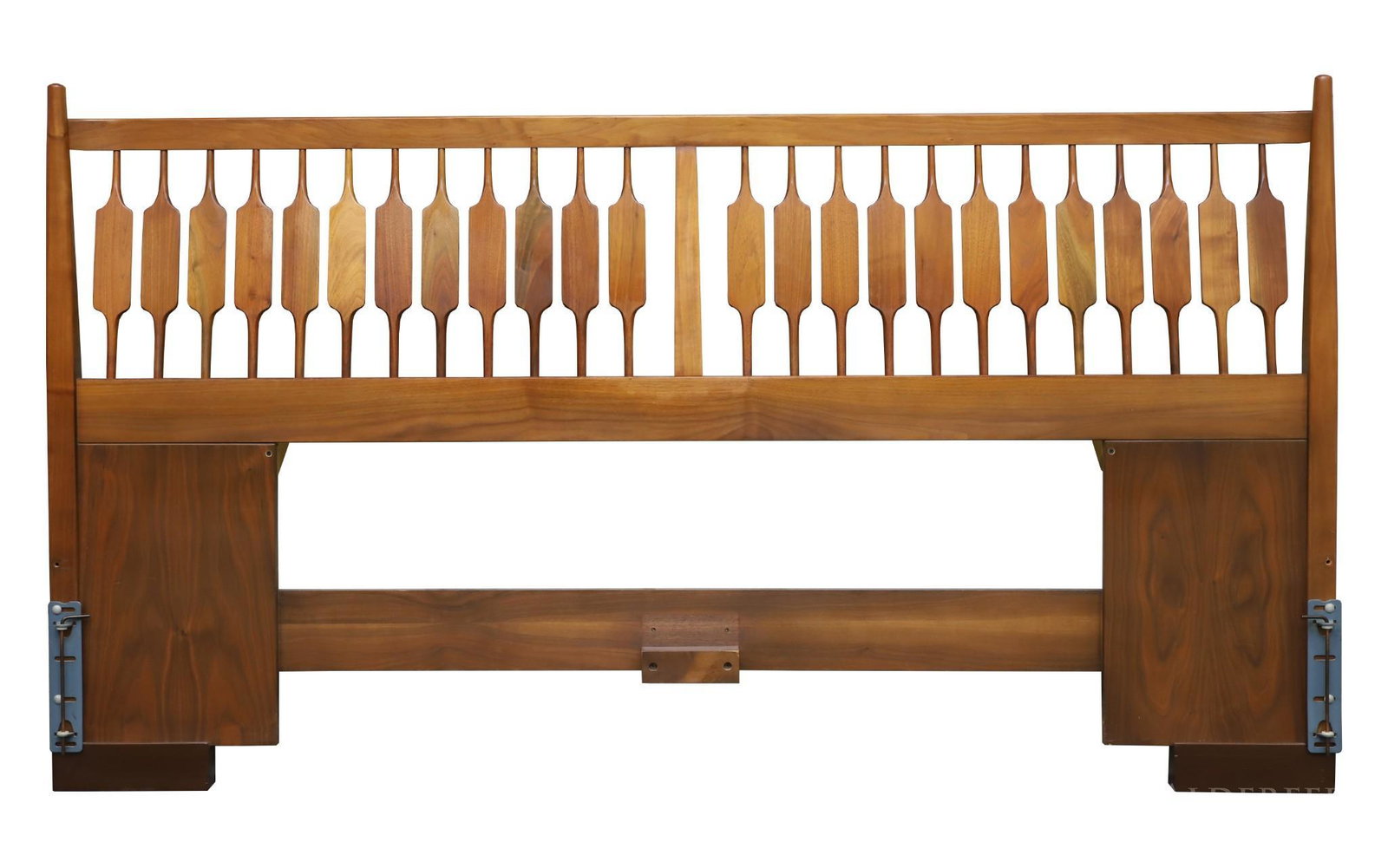 Headboard for Drexel Declaration: Walnut King sized headboard. 78"w by 43.25"h