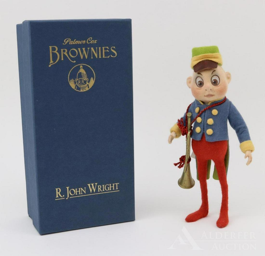 LOT OF R. JOHN WRIGHT.: MIB. From 2007 "Strike Up The Band', Brownie Band. Palmer Cox Brownies -TRUMPET. Ltd. Ed. 175 pcs.