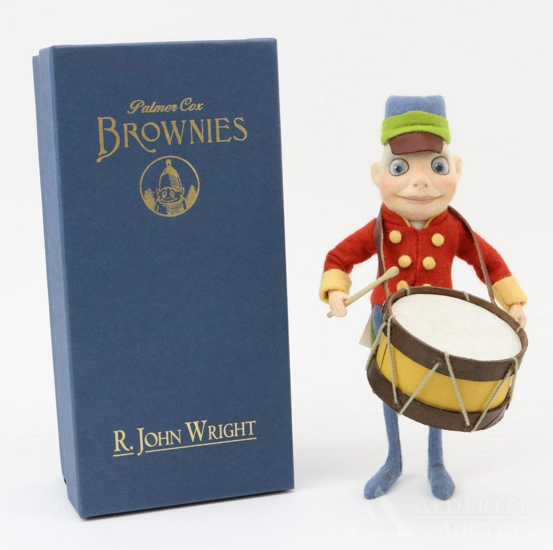 LOT OF R. JOHN WRIGHT.: MIB. From 2007 "Strike Up The Band', Brownie Band. Palmer Cox Browniies - DRUM. Ltd. Ed. 175 pcs.