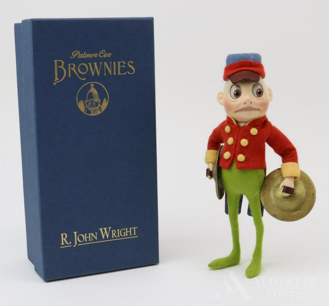 LOT OF R. JOHN WRIGHT.: MIB. From 2007 "Strike Up The Band', Brownie Band. Palmer Cox Brownies - CYMBALS. Ltd. Ed. 175 pcs.