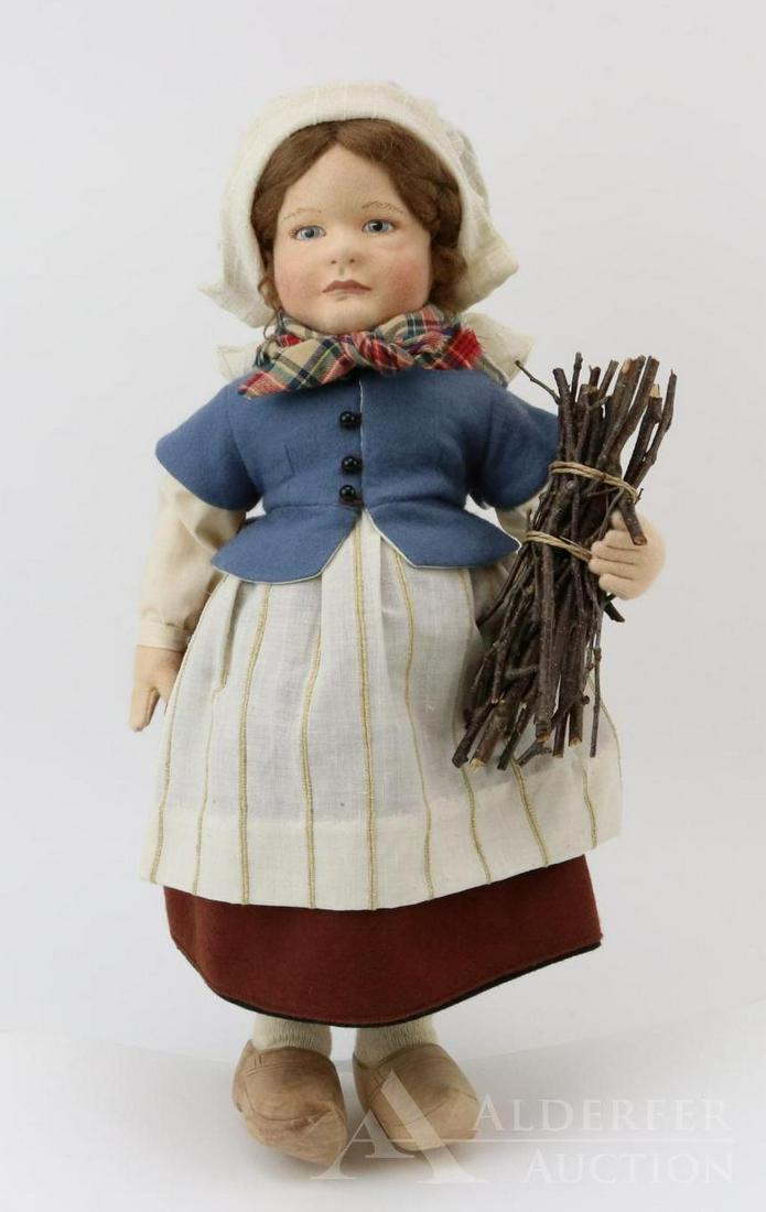 LOT OF R. JOHN WRIGHT.: 18" 1990-1992 "Gretel Brinker" doll in OB. No. 343/350.