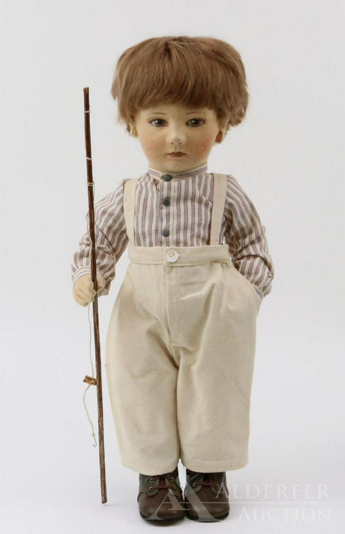 LOT OF R. JOHN WRIGHT.: 18" 1981-1985 Little Children Series I. "Tad" doll im OB. No. 209/250. Condition: box has age loss.