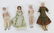 ANTIQUE BISQUE HEAD DOLL(S), 12" AND UNDER.