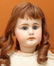 ANTIQUE GERMAN BISQUE HEAD DOLL. - 2