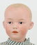 ANTIQUE GERMAN BISQUE HEAD DOLL. - 2