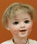 ANTIQUE GERMAN BISQUE HEAD DOLL. - 3
