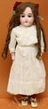 ANTIQUE GERMAN BISQUE HEAD DOLL.