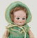 ANTIQUE GERMAN BISQUE DOLL. - 2