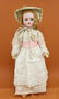 ANTIQUE GERMAN BISQUE HEAD DOLL.