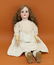 ANTIQUE GERMAN BISQUE HEAD DOLL.