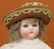 GERMAN BISQUE HEAD DOLL WITH TRUNK, WARDROBE. - 10