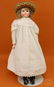 GERMAN BISQUE HEAD DOLL WITH TRUNK, WARDROBE. - 9