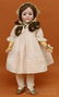 ANTIQUE GERMAN BISQUE HEAD DOLL.