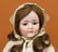 ANTIQUE GERMAN BISQUE HEAD DOLL. - 2