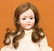 ANTIQUE GERMAN BISQUE HEAD DOLL. - 4