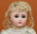 ANTIQUE FRENCH BISQUE HEAD DOLL. - 2