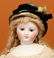 ANTIQUE FRENCH FASHION BISQUE HEAD DOLL. - 2