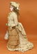 ANTIQUE FRENCH FASHION BISQUE HEAD DOLL. - 3